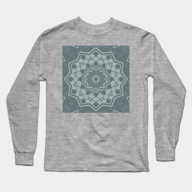 Reverse Graffitti Kaleidoscope Pattern (Seamless) 12 Long Sleeve T-Shirt by Swabcraft